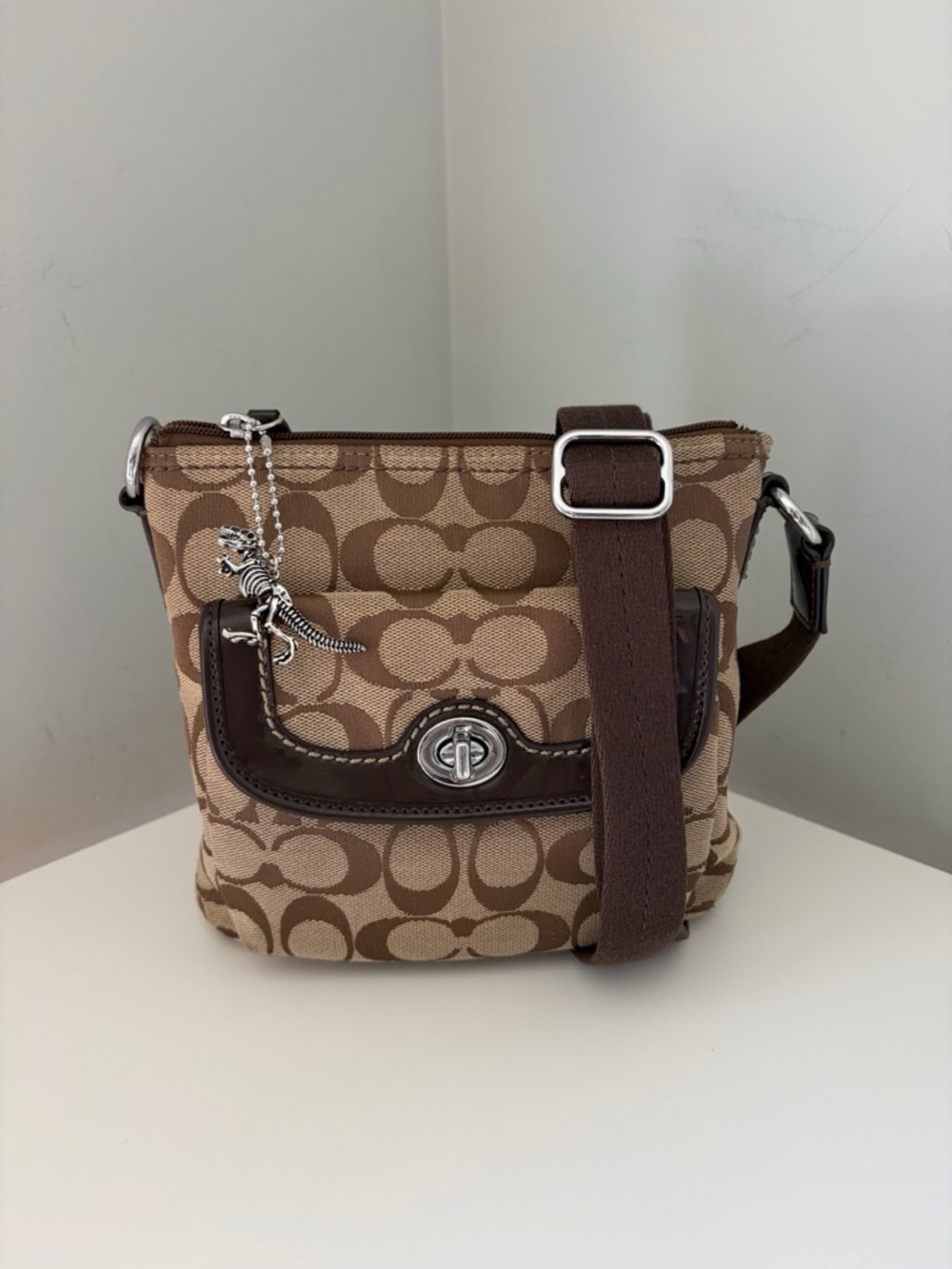 Coach Signature Canvas Park Crossbody | Y2k Vintage